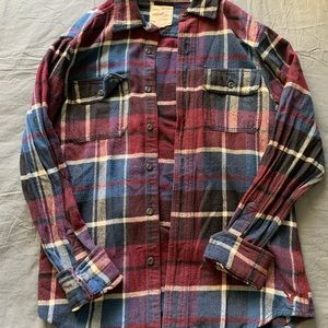 Plaid flannel shirt